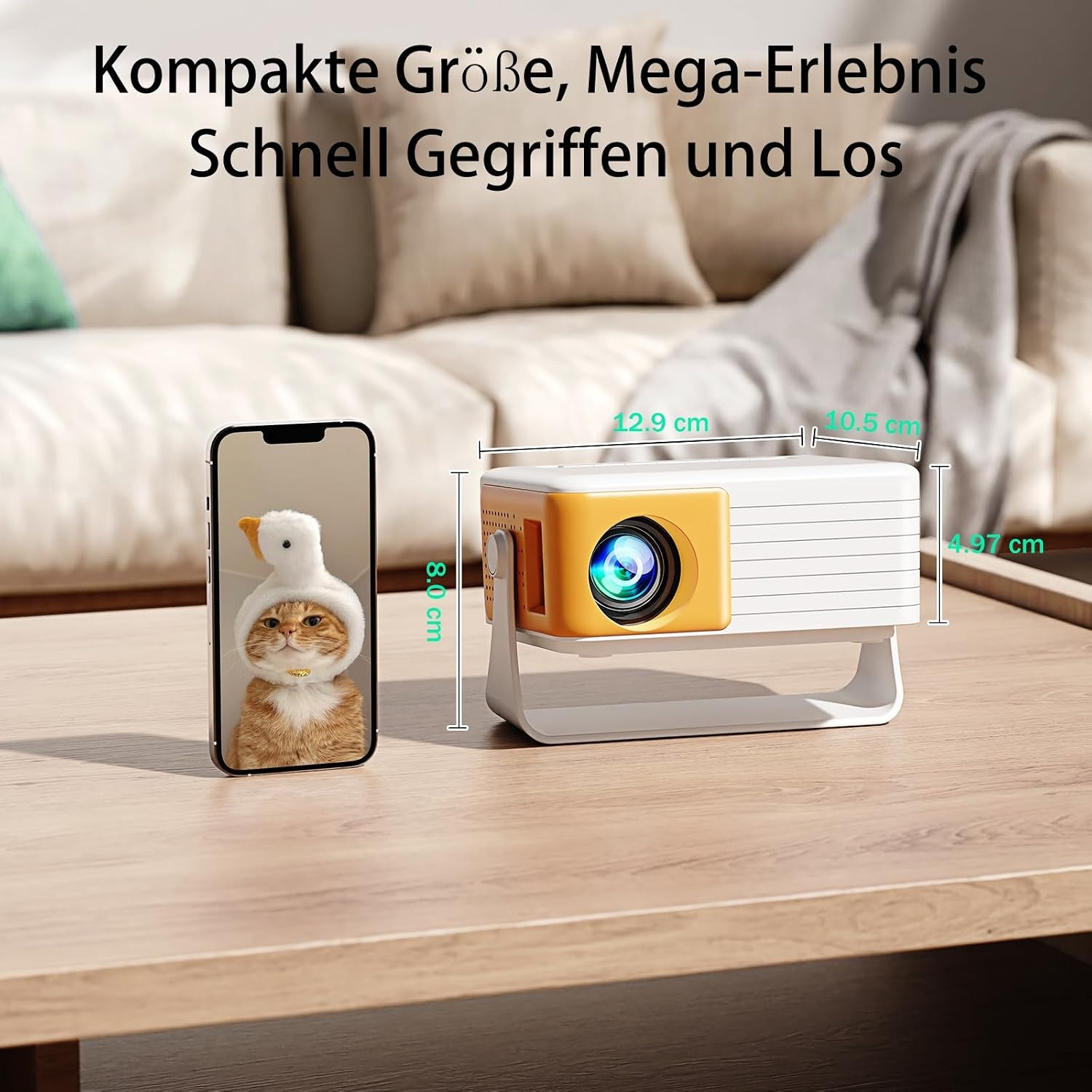 Yoton Tragbarer Mini-Beamer Full HD Projektor - 33% Rabatt