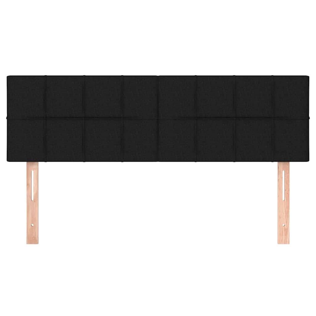 Vidaxl 2er-Set Bettkopfteil Stoff Schwarz 72x88 cm - 33% Rabatt