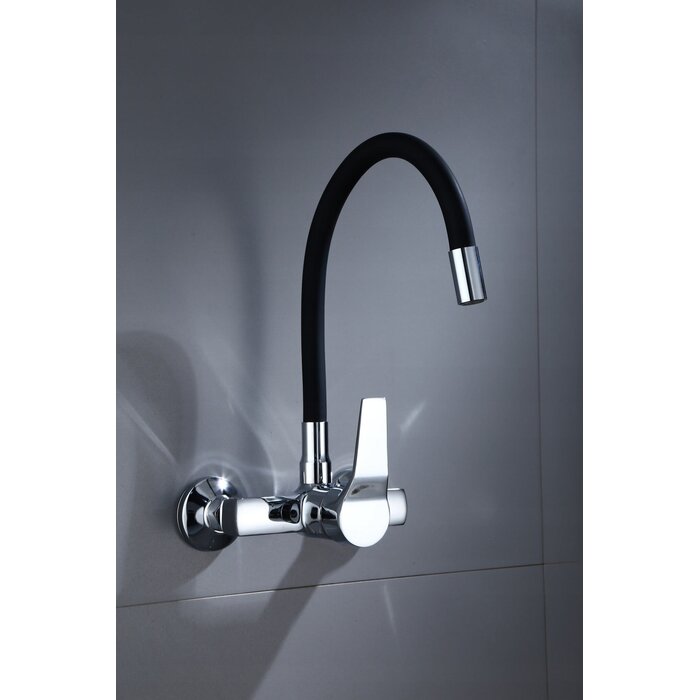 Viking Choice Flexible Wand-Küchenarmatur Schwarz Messing H52cm - 33% Rabatt