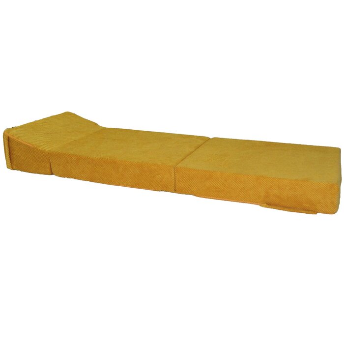 Viking Choice Faltmatratze & Sitzkissen Ocker 200x70x15cm - 34% Rabatt - Samtbezug