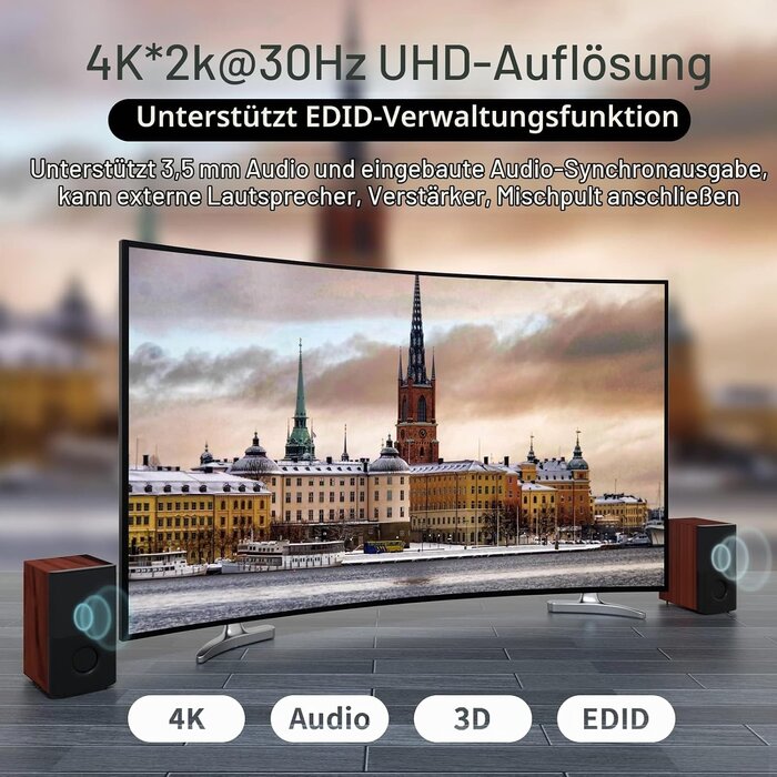 HDMI Matrix Switch 16x16 4K 30Hz - 35% Rabatt - Professionelle AV-Steuerung