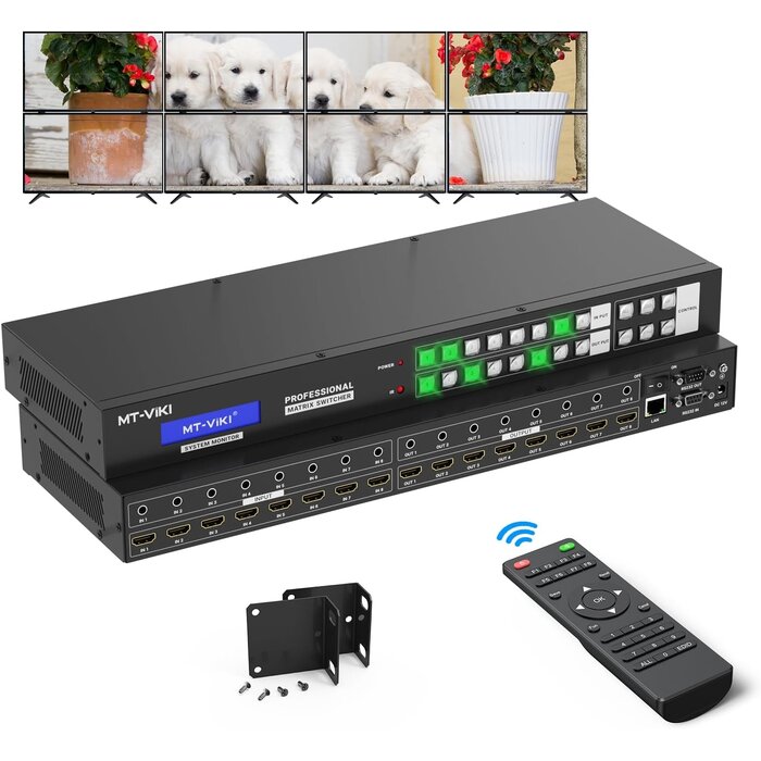 HDMI Matrix Switch 16x16 4K 30Hz - 35% Rabatt - Professionelle AV-Steuerung
