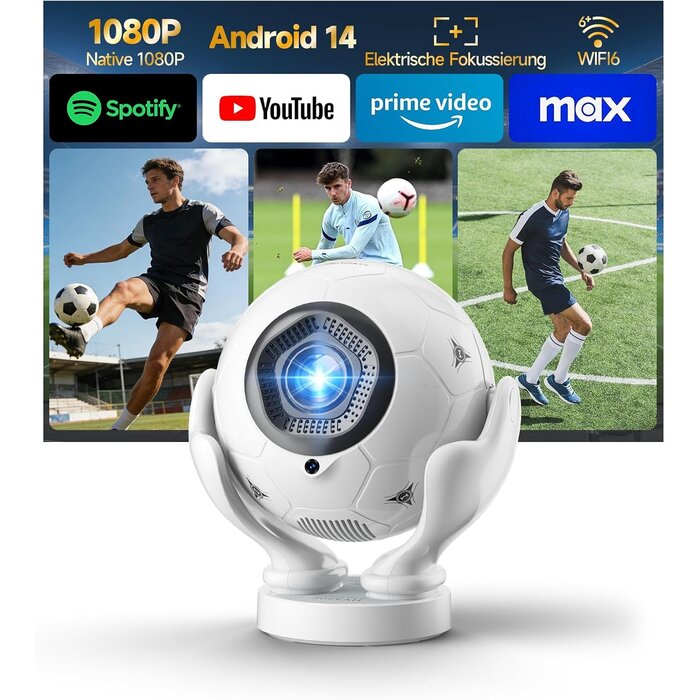 Magcubic Mini-Beamer 1080P/4K mit 180° Rotation - 34% Rabatt