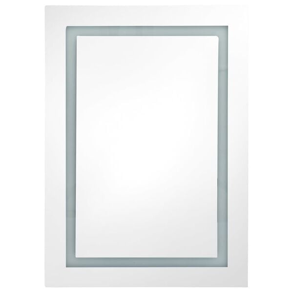 Vidaxl Spiegelschrank mit LED Beleuchtung 50x13x70cm Grau - 34% Rabatt