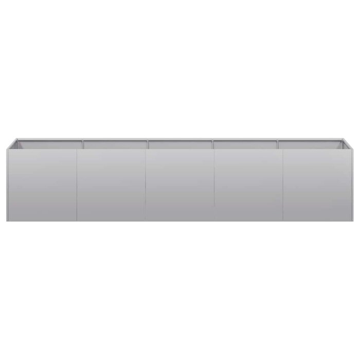 Vidaxl Großer Pflanzkübel verzinkter Stahl 200x40x40 cm - 34% Rabatt