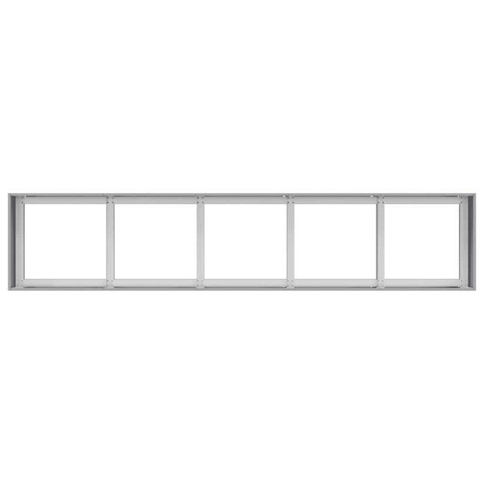 Vidaxl Großer Pflanzkübel verzinkter Stahl 200x40x40 cm - 34% Rabatt
