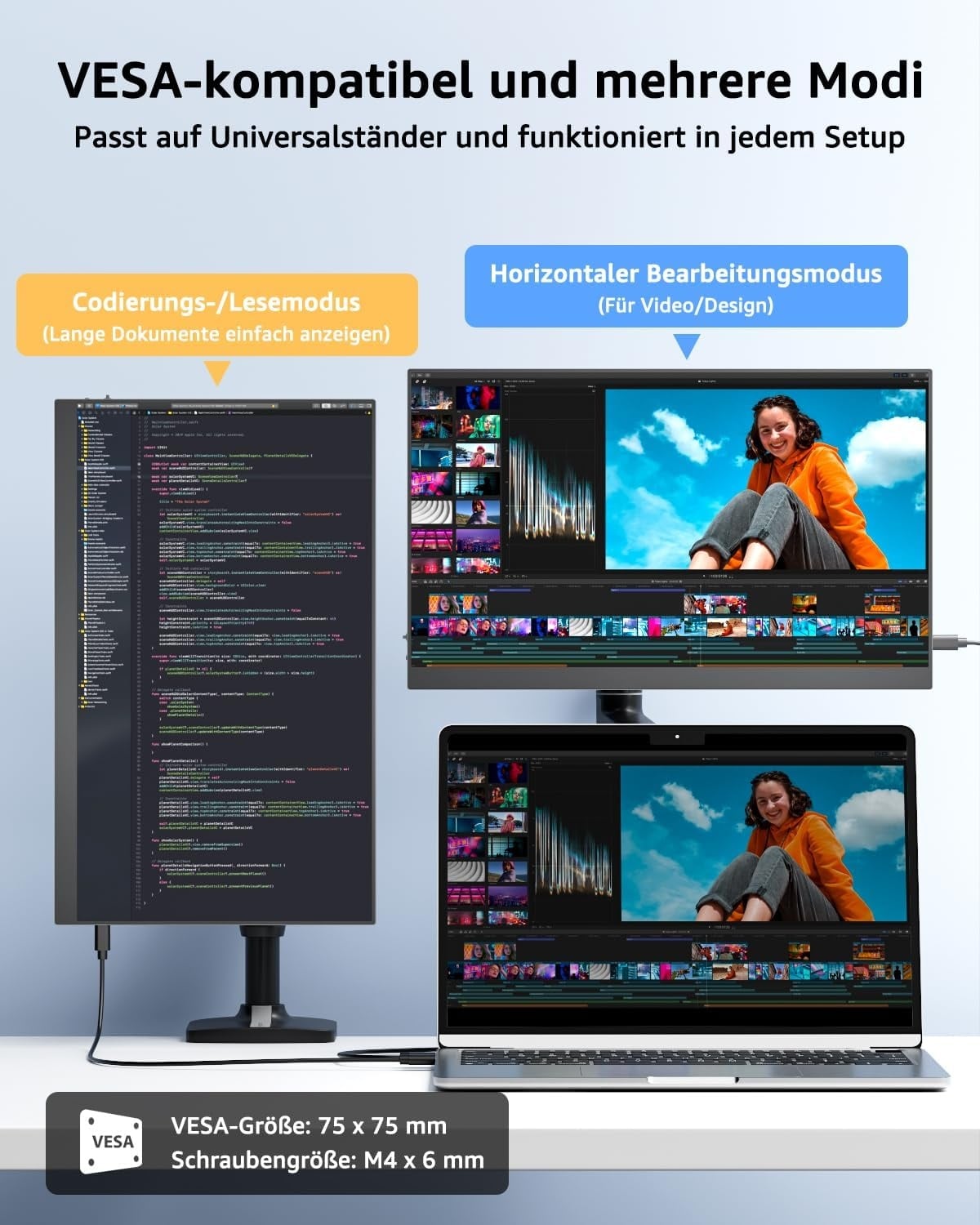 Tragbarer 15,6 Zoll Full HD Monitor - 34% Rabatt auf dieses Ausgepackt-Modell