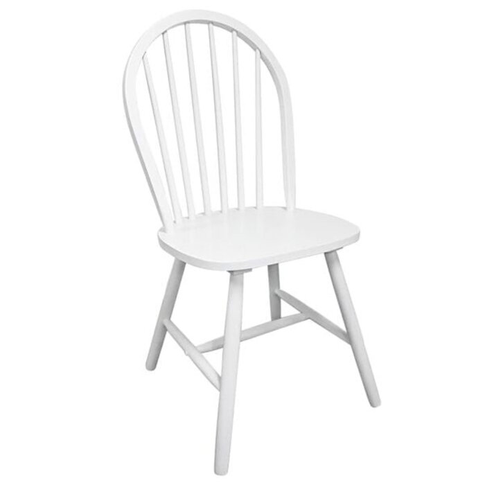 Vidaxl Esszimmerstühle 2er-Set aus Kautschukholz, Weiß - 35% Rabatt