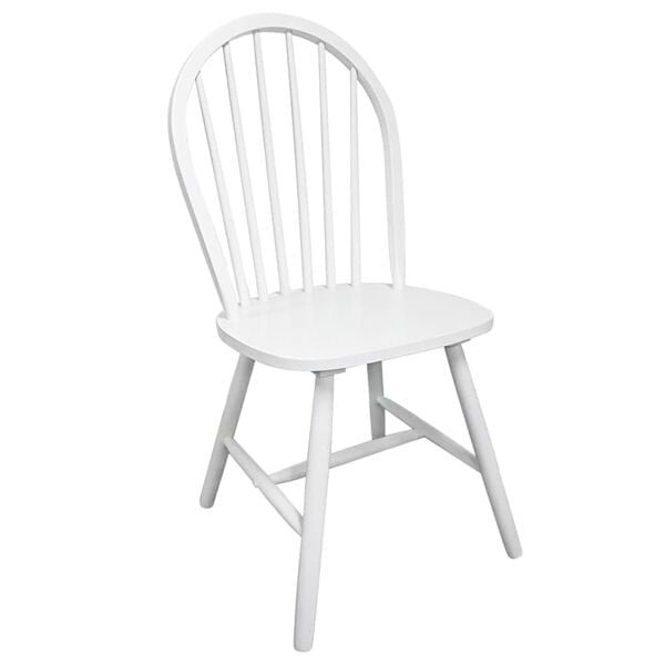 Vidaxl Esszimmerstühle 2er-Set aus Kautschukholz, Weiß - 35% Rabatt