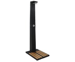 Vidaxl Luxus Gartendusche aus Poly-Rattan & WPC - 54% Rabatt