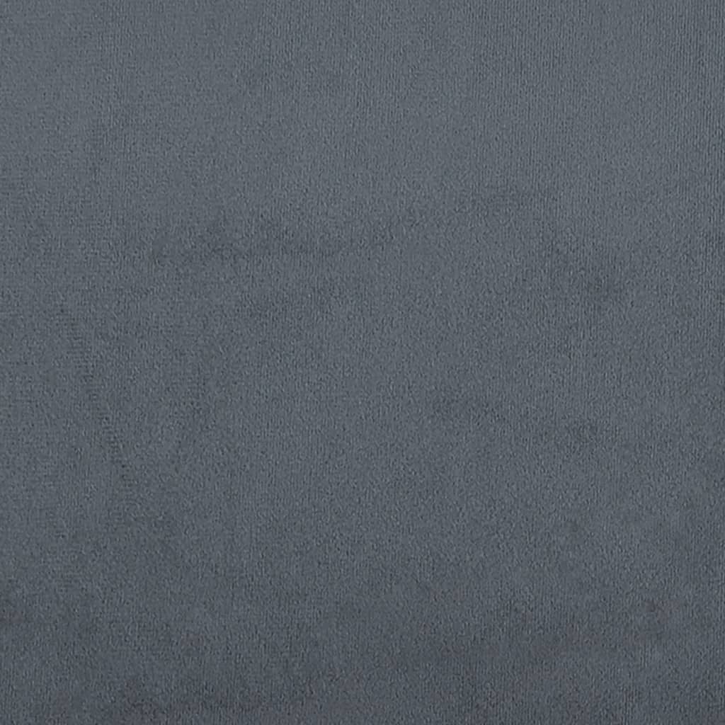 Vidaxl Edles 2-Sitzer Sofa Samt Dunkelgrau 140 cm - 35% Rabatt