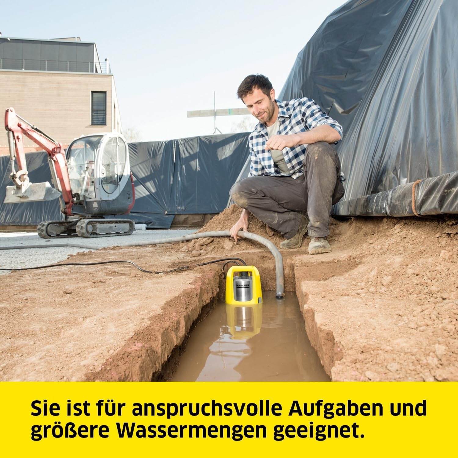 Schmutzwasser-Tauchpumpe mit Sensor - 35% Rabatt