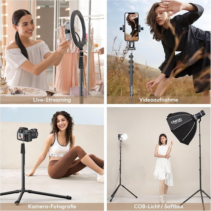 Aluminium Lichtstativ 270 cm - 34% Rabatt auf Retourenware