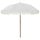 Strandparasol Grau/Weiß 205x205cm - 34% Rabatt