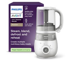 Philips Avent Babynahrungszubereiter 4-in-1 Dampfgarer & Mixer 1L Glas - 53% Rabatt