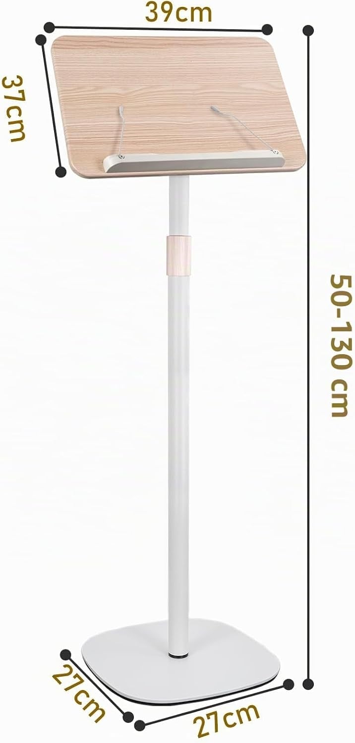 Rollbarer Buchständer & Beistelltisch, Weiß - 33% Rabatt