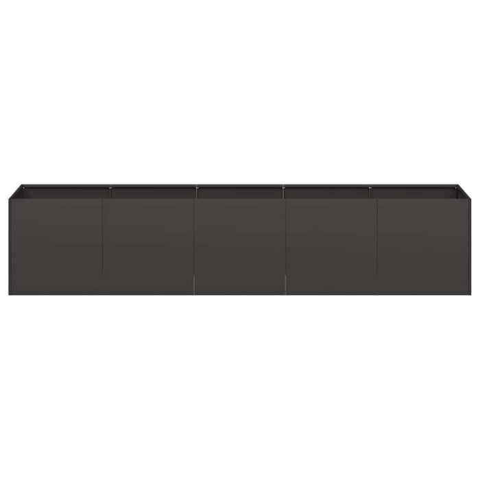 Vidaxl Pflanzkasten 200x40x40 cm Stahl Schwarz - 34% Rabatt