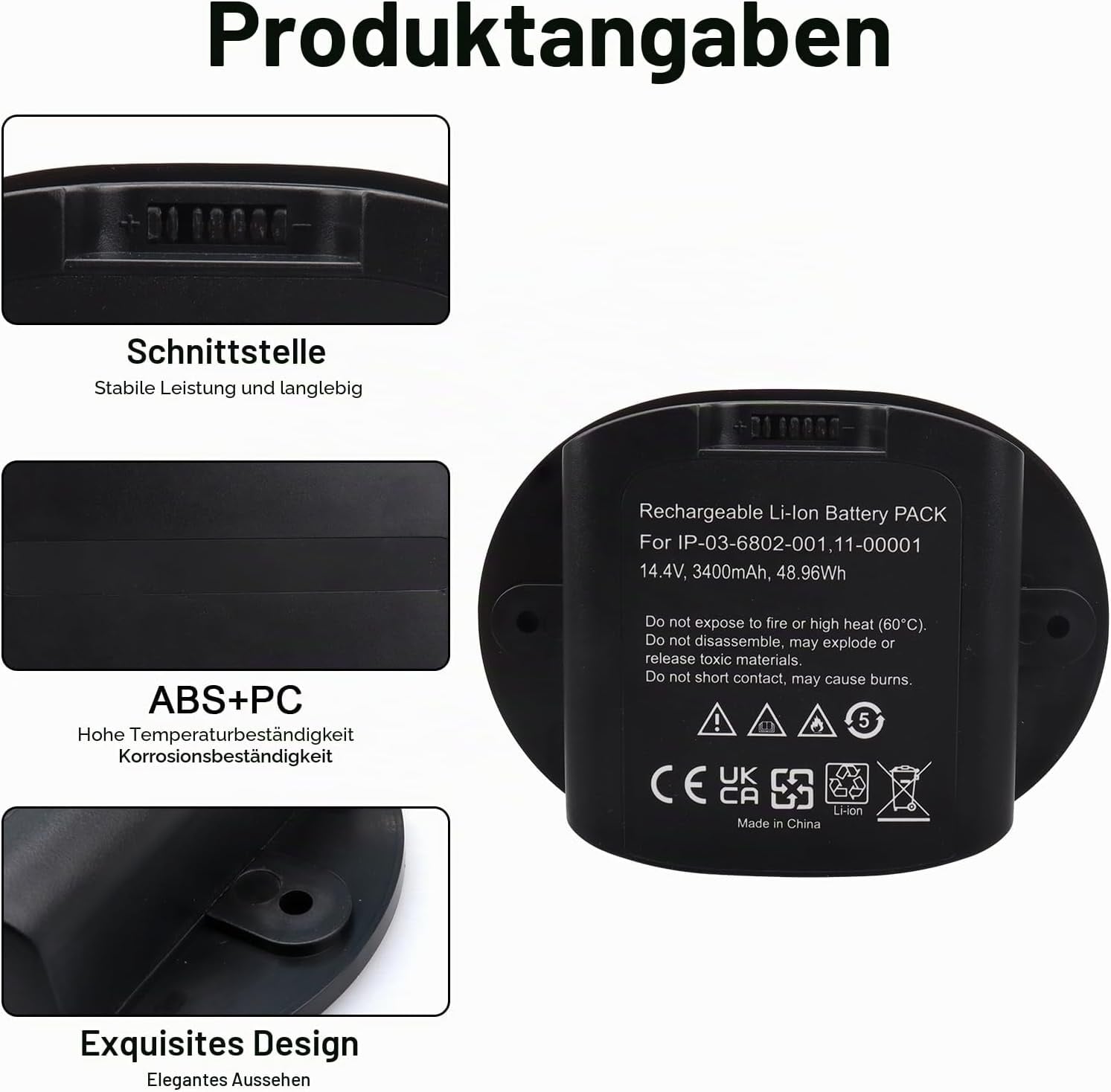 Ersatzakku für Sonos Move 14,4 V 3400 mAh - 34% Rabatt