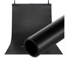 PVC Foto-Hintergrund Schwarz 120x240cm - 47% Rabatt für Profi-Aufnahmen