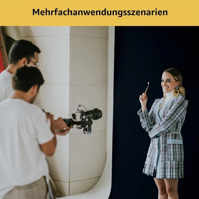 PVC Foto-Hintergrund Schwarz 120x240 cm - Jetzt 32% Rabatt sichern