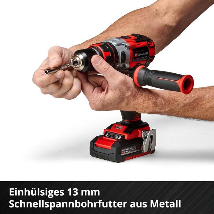 Bürstenloser Akku-Schlagbohrschrauber 18V Set, 2 Akkus & Koffer - 35% Rabatt