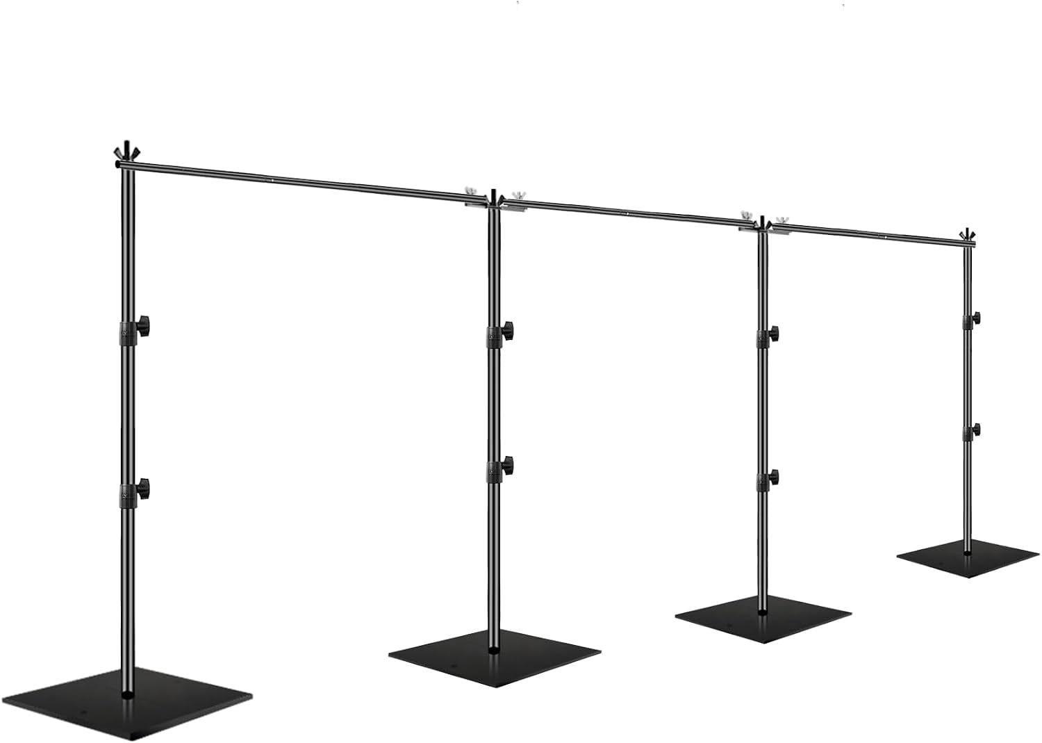 Profi Hintergrundsystem 2,6m x 9m - Schwarz - 35% Rabatt