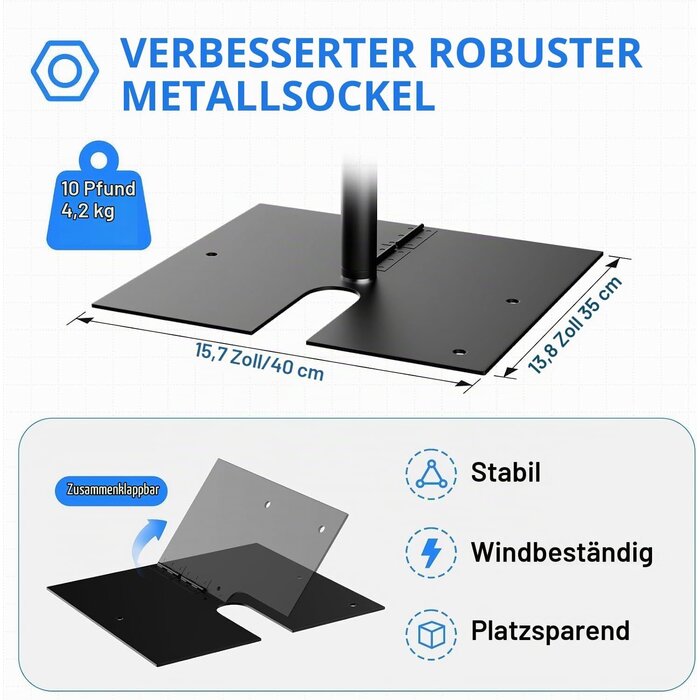 Professionelles Fotohintergrundsystem 3x3,6m - 35% Rabatt