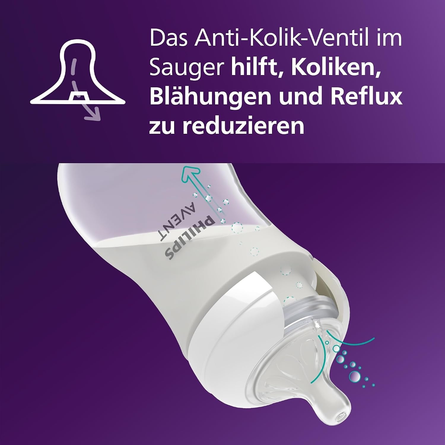 3er-Set Babyflaschen 260 ml Natural Response - 27% Rabatt - BPA-frei