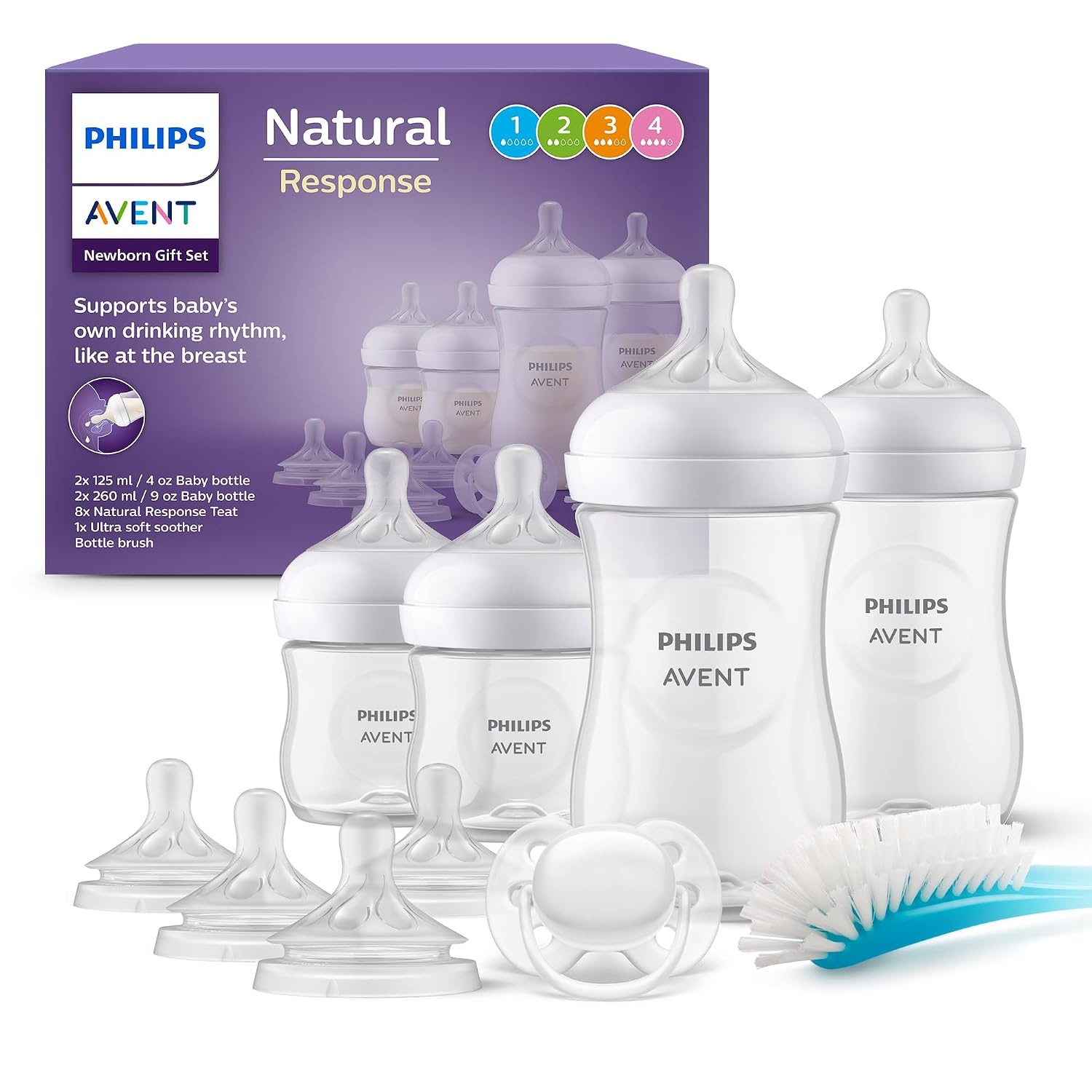 Babyflaschen-Starterset 0-12 Monate - 34% Rabatt auf Retourenware