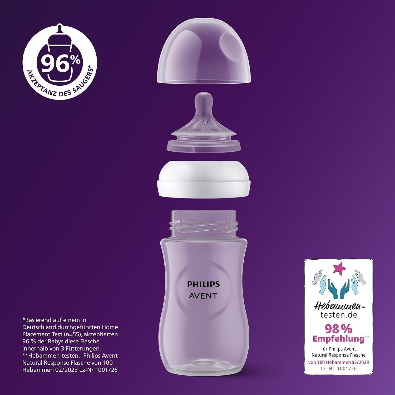 Babyflaschen-Starterset 0-12 Monate - 34% Rabatt auf Retourenware