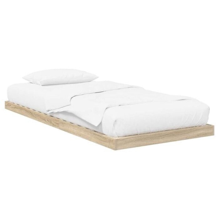 Vidaxl Bodenbettrahmen Sonoma Eiche 80x200 cm - 34% Rabatt