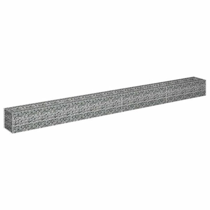 Vidaxl Gabionen-Hochbeet 360x30x30 cm aus verzinktem Stahl - 34% Rabatt