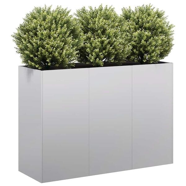 Vidaxl Hochbeet aus verzinktem Stahl 120x40x80 cm - 34% Rabatt