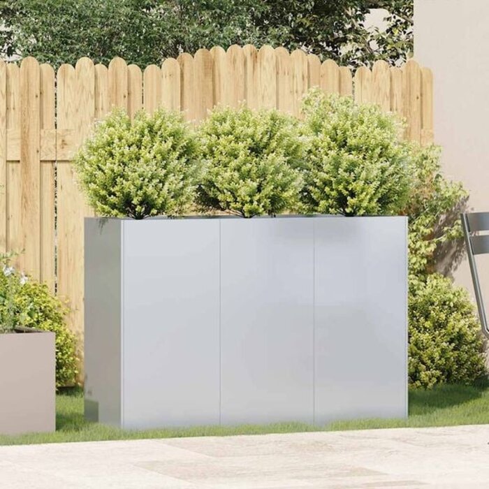 Vidaxl Hochbeet aus verzinktem Stahl 120x40x80 cm - 34% Rabatt