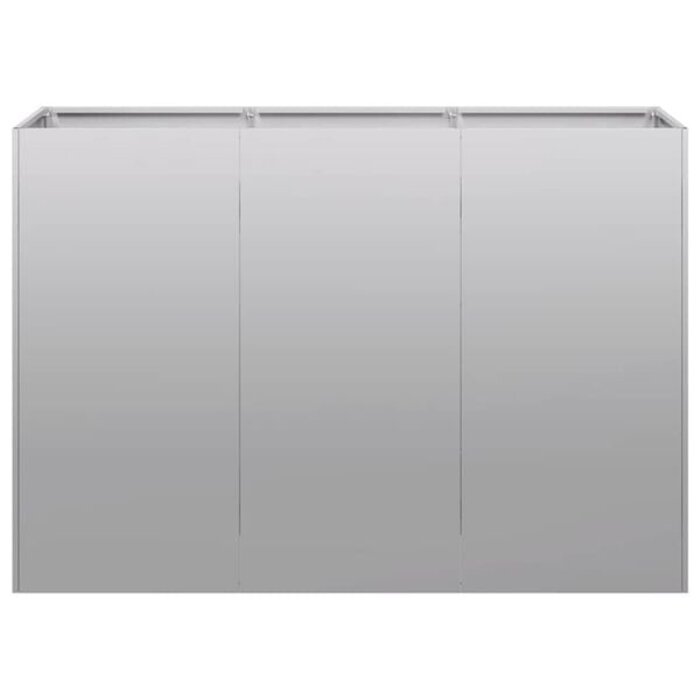 Vidaxl Hochbeet aus verzinktem Stahl 120x40x80 cm - 34% Rabatt