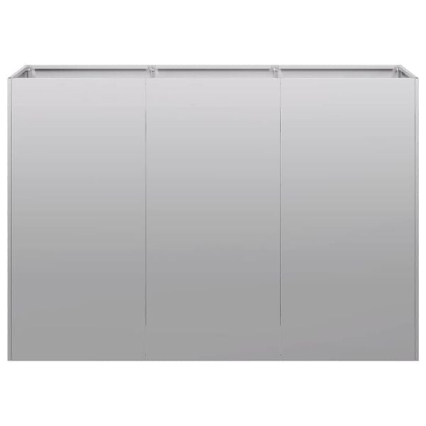 Vidaxl Hochbeet aus verzinktem Stahl 120x40x80 cm - 34% Rabatt