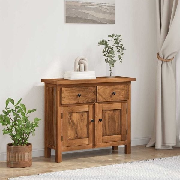 Vidaxl Massives Mahagoni Sideboard 75x30x65 cm - 35% Rabatt