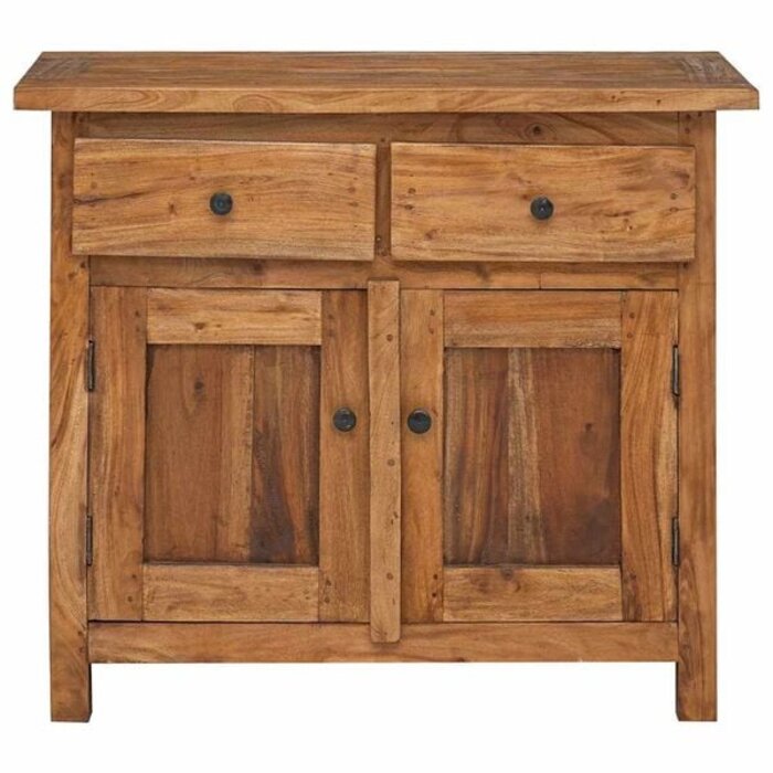 Vidaxl Massives Mahagoni Sideboard 75x30x65 cm - 35% Rabatt