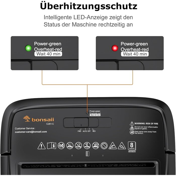 Aktenvernichter P-4 Partikelschnitt 16L, 8 Blatt - 32% Rabatt