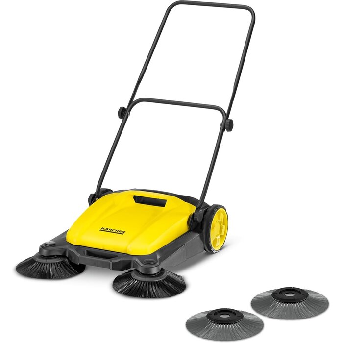 Kehrmaschine 2-in-1, 650 mm Arbeitsbreite - 35% Rabatt - Ausgepackt