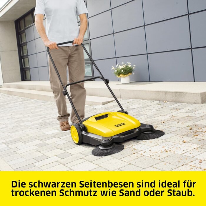 Kehrmaschine 2-in-1, 650 mm Arbeitsbreite - 35% Rabatt - Ausgepackt