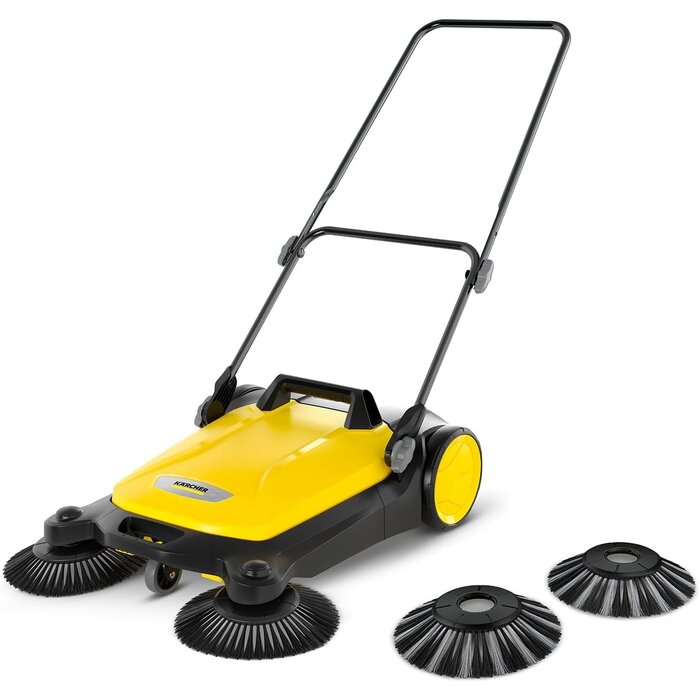 Kehrmaschine 2-in-1, 650 mm Arbeitsbreite - 35% Rabatt - Ausgepackt