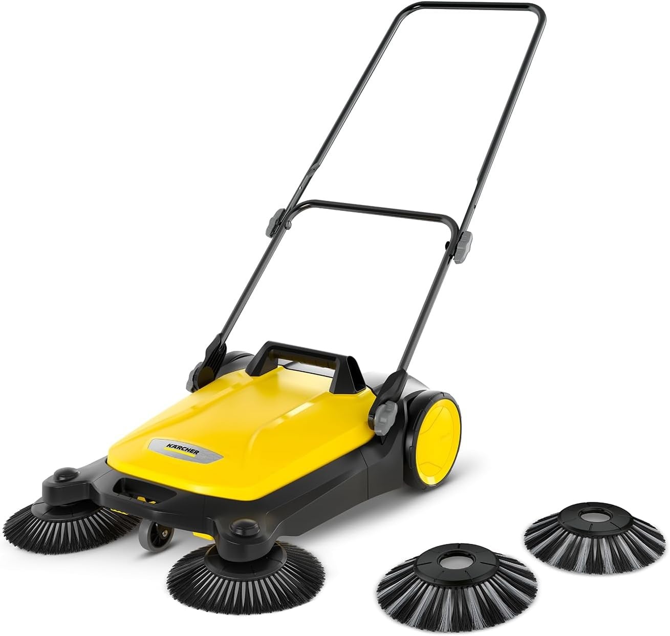 Kehrmaschine 2-in-1, 650 mm Arbeitsbreite - 35% Rabatt - Ausgepackt