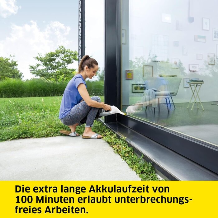 Fenstersauger WV 6 Plus - 34% Rabatt - 100 Min. Akku - 280 mm Saugdüse