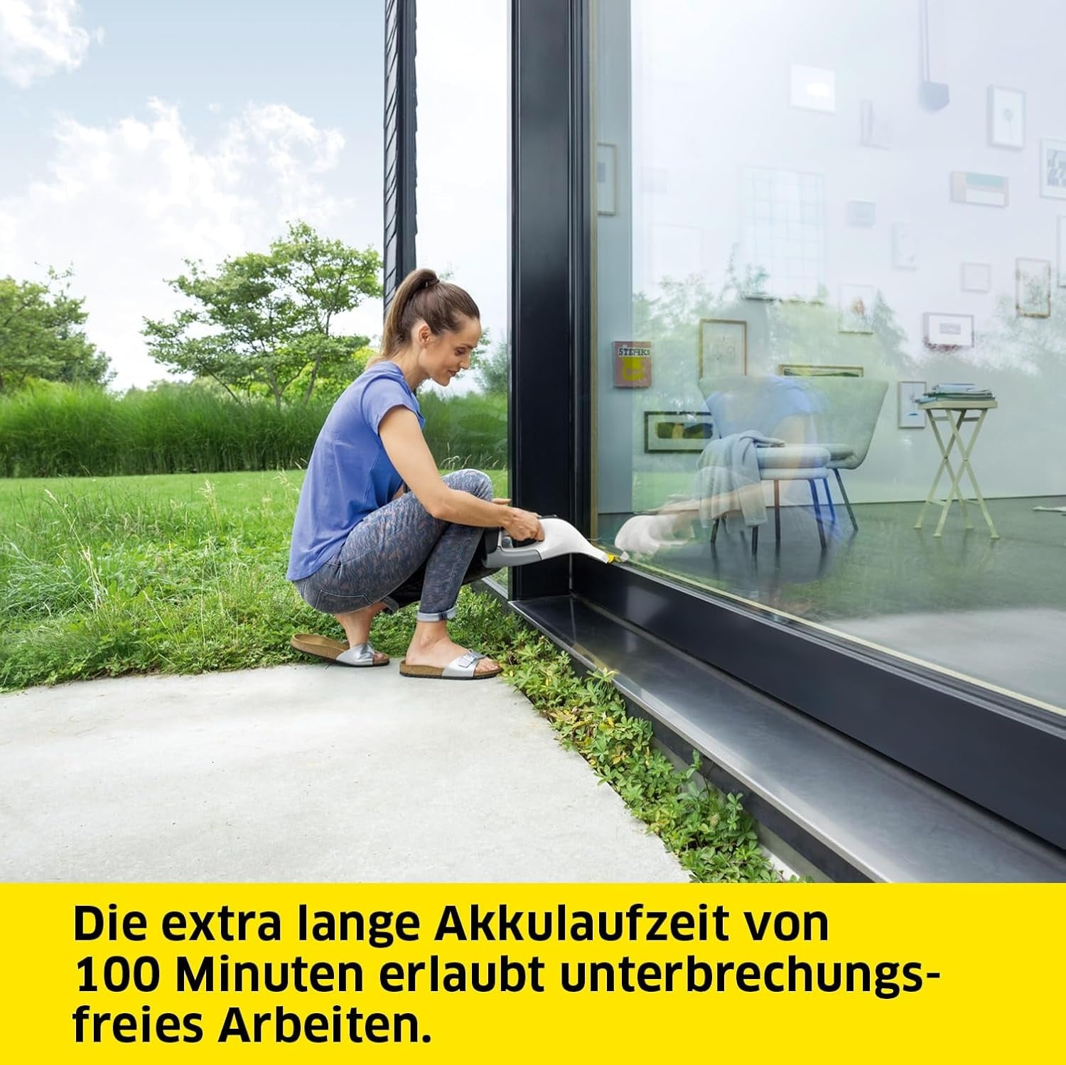 Fenstersauger WV 6 Plus - 34% Rabatt - 100 Min. Akku - 280 mm Saugdüse