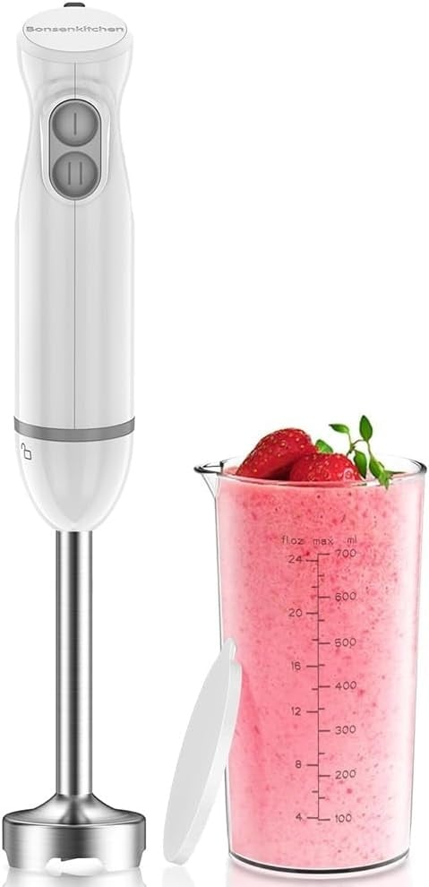 4-in-1 Stabmixer 1000W Edelstahl - Schwarz - 31% Rabatt