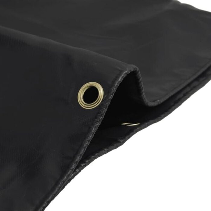 Vidaxl Robuste PVC-Abdeckplane 1,5x2,5m Schwarz - 32% Rabatt