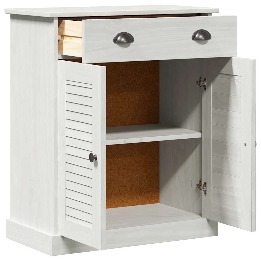 Vidaxl Badezimmerschrank VIGO Massivholz - 34% Rabatt - Weiß & Antikweiß