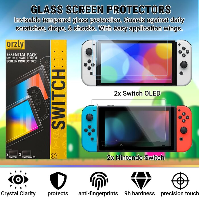 Nintendo Switch Zubehör-Set 34% Rabatt - Tasche, Panzerglas, Grip-Case, Schwarz