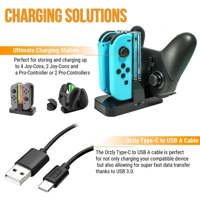 Nintendo Switch Zubehör-Set 34% Rabatt - Tasche, Panzerglas, Grip-Case, Schwarz